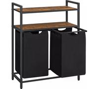 Clasificador de ropa And OutdoorMatch Loda Remington - 2x46L - 2 compartimentos - Cesto de ropa - - Rectangular