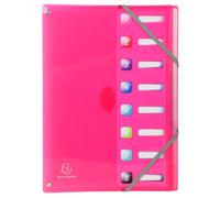 Clasificador extensible Exacompta, de polipropileno (PP), con 8 compartimentos, formato A4, surtido. Modelo: 58680E