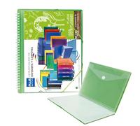 Clasificadores marca Plus Office modelo CARPETA FUNDAS PLUS ESP.GOMA 30F VERD