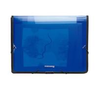Clasificadores marca Plus Office modelo CARPETA PP PLUS A4+ GOMAS RIBETE AZUL