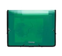 Clasificadores marca Plus Office modelo CARPETA PP PLUS A4+ GOMAS RIBETE VERD