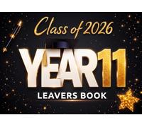 Class of 2026 Year 11 Leavers Book: A Keepsake Journal for Friends to Sign, Messages of Luck, and School Memories - Elegant Black and Gold Stars Edition.