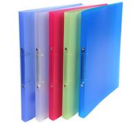 Classeur 2 Anneaux 15 Mm Polypropylene Chromaline - A4, 1 unidad, colores surtidos