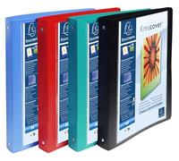 Classeur 4 anneaux 30mm polypropylene opaque 7/10e krea cover - a4 maxi