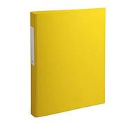 Classeur remborde polypropylene 4 anneaux ronds de 25mm sur 3eme de couverture