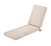 Classic Accessories Montlake FadeSafe - Cojín para diván de Patio, 3 Pulgadas de Grosor, cojín Resistente para Patio al Aire Libre con Respaldo Resistente al Agua, Color Beige Antiguo, 80 Pulgadas de