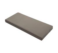 Classic Accessories Ravenna - Funda de cojín para Banco o sofá de Patio y Espuma, cojín Duradero para Exteriores, Color Gris Pardo Oscuro, 48 Pulgadas de Ancho x 18 Pulgadas de Profundidad x 3