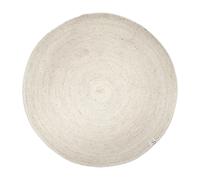 Classic Collection Alfombra de lana Merino redonda Ø200 cm blanco