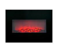 Classic Fire Estufa chimenea LED Memphis 1800 W Negro