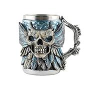 Classic Glass Beer Mug - 20oz Capacity | Traditional Heavy-Duty Dimpled Stein With Large Ergonomic Handle, Extra-Thick Glass For Freezing, Dishwasher Safe; Perfect For Home Bars And Pub Nights