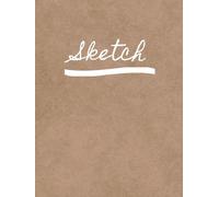 Classic Tan Sketchbook: Premium 8.25 x 11 Large Sketch Pad for Drawing, Sketching, Doodling, Illustration, Design, Art Practice & Creative Expression