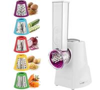 Clatronic Cortador de verduras en espiral ME 3604 – Rallador eléctrico
