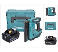 Clavadora a batería Makita DBN 500 G1J 18 V - 15-50 mm + 1x batería 6.0 Ah + Makpac - sin cargador