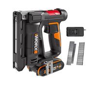 Clavadora de cabeza de diamante y grapadora de corona sin cable WX843 de 18 V (20 V máx.) de WORX, PowerShare, 2 en 1, 2000 disparos por carga
