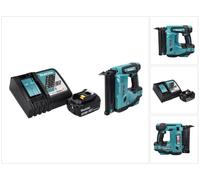 Clavadora de cabeza hundida a batería Makita DBN 500 RF1, 18 V, 15-50 mm + 1 batería de 3,0 Ah + cargador