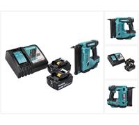 Clavadora de cabeza hundida a batería Makita DBN 500 RT, 18 V, 15-50 mm + 2 baterías de 5,0 Ah + cargador