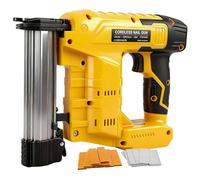 Clavadora inalámbrica 18GA mejorada, compatible con la batería Dewalt 20V, pistola clavadora eléctrica sin escobillas con 1000 clavos y 1000 grapas para mejoras en el hogar, bricolaje y carpintería.