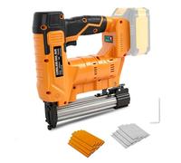 Clavadora inalámbrica de 18 GA para batería Dewalt de 18 V (sin batería), pistola de clavos sin escobillas 2 en 1, grapadora con 1000 clavos y 1000 grapas para proyectos de carpintería (para Dewalt)