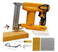 Clavadora inalámbrica de 18 GA para batería Dewalt de 20 V, grapadora eléctrica 2 en 1, pistola de clavos con 1000 clavos, 500 grapas para carpintería de madera (sin batería)