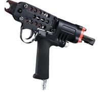 Clavadora neumática de anillo en C, pistola de clavos de aire para jaulas | Alimentación automática de uñas, funcionamiento de 0,4-0,8 MPa y hasta 100 clavos en 3 segundos para una fijación rápida y