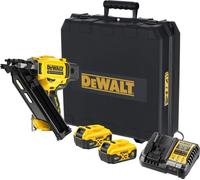 DeWalt Clavadora a batería DCN930P2 18V para clavos 50–90 mm, 2 baterías 5,0 Ah XR, con cargador