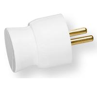 legrand 050187 Enchufe con Cabezal Móvil Orientable, 3680 W, 230 V, Blanco