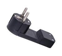 Clavija aérea ultrafina negra TTL para muebles, diseño compacto, ideal para conexiones discretas y optimización del espacio.