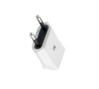 Clavija bipolar 10 A blanca, ideal para enchufes domésticos, conexiones eléctricas y dispositivos de bajo consumo.