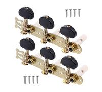 Clavija de Afinación de Guitarra Tríptico Negro, 1 Set
