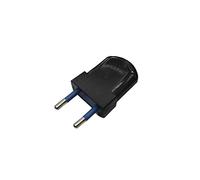 Clavija Europea Bipolar 10A 4mm 250V - Pack de 2 Unidades, ideal para conexiones eléctricas seguras en electrodomésticos y dispositivos.