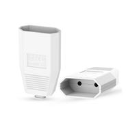 Clavija Hembra 2 Piezas Enchufe Hembra, Base de Enchufe Bases y clavijas 250 V/16 A, Schuko Acoplamiento Europeo Enchufe Hembra Schuko Enchufe Euro Enchufe Hembra Para Cable