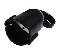 Clavija hembra aerea schuko a dedo negra 16a/250vac dh 36.040/d/n