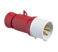 Clavija industrial portátil recta 32A Mureva PKE32M435
