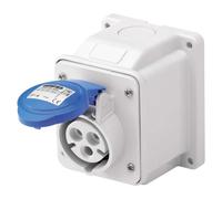 Gewiss Toma de corriente GW62404 (2P+T, 6 h, CE, ENEC, Azul, IP44, 230 V)