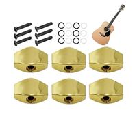Clavijas De Afinación Para Guitarra Juego de 6 Piezas de Perillas Metálicas
