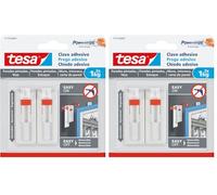 Clavo autoadhesivo tesa ajustable para paredes pintadas sujecion hasta 1 kg (Paquete de 2)