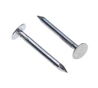 Clavos de Cabeza 30mm (Paquete de 100) Tejado Extra Grande Zincado Puntas Clavos Largos Galvanizado para Bricolaje y Manualidades Decoración Madera del Hogar Muebles Tamaño Carpintería En el Exterior