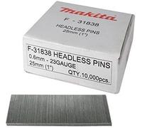 Makita Clavos pin 31838 – 0,6 x 25 mm, 23 ga – 10.000 pcs