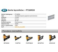 Clavos pt 33` 2,8 x 50mm ring 2200 pzas, bostitch, modelo pt 33, ideal