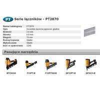 Clavos pt 33` 2,8 x 70mm 2200 pzas, bostitch, modelo pt 33, ideales pa