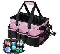 Cleaning Bags For House Cleaners - Large Cleaning Storage Bag | Cleaner Organizer With Handle | Adjustable Strap Tools Organizer Wearable Tote For Camping Bathroom Dorm Car Shower College Kitchen