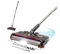 CLEANmaxx Escoba a batería Escoba barredora eléctrica con luz Batería Barra t...