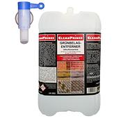 Cleanprince Eliminador de Verdín 5 Litros Alta Concentración 5000ML Musgo Verdete Trenzar Suelos Retirar Limpieza Limpiador Witterungsrückstände Madera Cerámica Cristal Plástico Cercas Hof