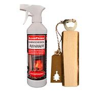 CleanPrince Holz-Flaschenöffner Y Limpia Cristal Chimenea 500ML Aktionsartikel