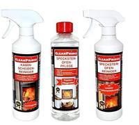 Cleanprince Horno de Esteatita Set Limpia Cristal Chimenea Specksteinofen-Reiniger Specksteinofen-Pflege