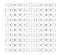 Clear Prize Capsules - 100 Pack Mini Fillable Gashapon Style Containers