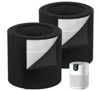 ClearAir-A12 - Filtro de repuesto para purificador de aire VEWIOR | Filtro de aire 4 en 1 para el hogar, habitación grande, dormitorio, paquete de 2