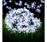 Clearhill 2pack String Light con Batería y Alimentación USB, 9.8FT/3M Blanco 20LED Flores de Cerezo, Decoración Interior/Exterior - Ideal para Navidad, Jardín, Cumpleaños, Bodas, Fiesta