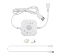 Clearhill Interruptor de atenuación con Sensor de Movimiento USB de 5 V con Control Remoto, Brillo Ajustable y retardo de Tiempo, Modo de luz Diurna y Nocturna (5VUSB-1Pack)