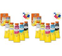 Cléopâtre - Bl5Pgn10 - Pintura Guache Nefertari Premium - Caja de 5 Tubos de 10 Gr - Tintas Primarias (Paquete de 2)